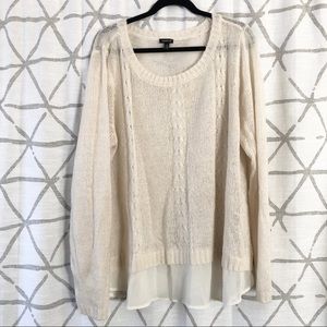 Torrid Cream Sweater